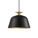 Arabella Metal Pendant Light Black