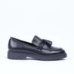 Flat Brogue - 8 Black