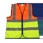 Premium Lime Orange Two Tone Reflective Vest