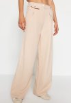 Pocket Detailed Woven Trousers - Stone