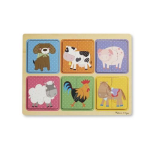 4AKID Melissa-doug-natural-play-wooden-puzzle-farm-friends