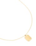 Waterproof Gold Plated Stainless Steel August Birth Flower Poppy Necklace