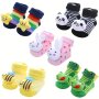 1 Pair Of Baby Girl's Cartoon 3D Animal Pattern Anti-slip Baby Crew Socks Soft Breathable Comfy Socks For All Seasons