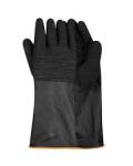 Pioneer Black Industrial Rubber Glove Rough Palm 35CM