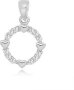 S925 Sterling Silver Circle Of Hearts Pendant