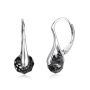 Sterling Silver Earrings With Swarovski Crystal