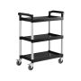 Plastic Tea Trolley 3 Tier No-bins Smartchef