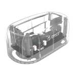 Orico USB3.0 2.5" 3.5" Hdd|ssd Dock Transparent