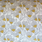 Cape Floral Turmeric Napkin Set Of 2