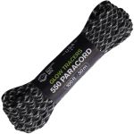 550 Paracord Glow Tracers Black glow 100FT