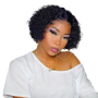 Brazilian Bob Cut Hair Wig With 4X4 Closure.