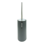 Toilet Brush And Holder Set - Grey