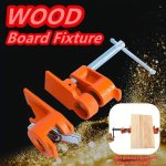 2-PIECE Steel Pipe Clamps Set For Woodworking 1 2 Inch Durable Metal Tube Clamps Adjustable Wood Board Fixture For Carpenter Rob