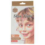 4AKID SKIN-TINTS-PASTEL-PENCILS-12PC