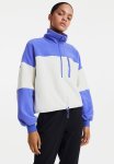 Fleece Sports Top - Lavender Blue block-coloured