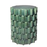 Brix Ceramic Stool - Green