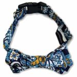 The Dapper Pet Large Paisley Bow Tie Dog Collar Stylish Dog Accessories Waggs Pet Shop