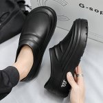 Men's Chef Shoes Food Service Restaurant Shoes Slip Resistant Oil Resistant Shoes For Kitchen Work Shoes