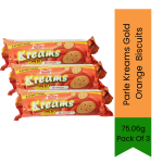 Kreams Gold Orange Biscuits 75.06G - Pack Of 3 - 3 X 75.06G