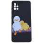 High Quality Ducks Print Phone Case For Samsung Galaxy A51 - Black