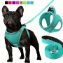 Joytale Reflective Step-in Dog Harness And Leash Set - Soft Padded Nylon Leash And Breathable Mesh Vest Harness For Small And Medium Dogs