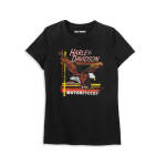Women’s Harley Davidson Eagle Distressed Graphic Tee