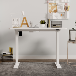 Neodesk - Simply Electric Sit-stand Starter Desk - Neodesk V1.0 - White Frame & White Top