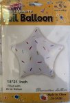 Foil 18INCH Star White