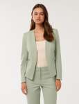 Alyssa Fitted Blazer - 16 Sage Leaf Suit