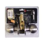 Bruno Round Knob Stainless Steel Lockset