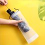 Waterproof Matte Translucent Umbrella Storage Bag With Drawstring - Reusable Portable Organizer For Home And Outdoor Use