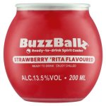 Ballz Strawberry 'rita Flavoured Ready To Drink Spirit Cooler 200ML