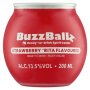 Ballz Strawberry 'rita Flavoured Ready To Drink Spirit Cooler 200ML