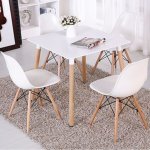Gof Furniture Nova Dining Set White