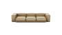 Three Module Sofa - Velvet - Caramel - 314CM X 115CM