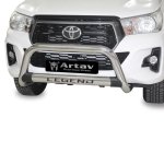 Toyota Hilux GD6 Legend Oval Stainless Nudge Bar For