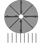 Large Black Plant Guardrail Set 30CM Diameter
