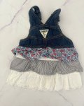 Osh Kosh Denim And Flower Layered Dress 6M