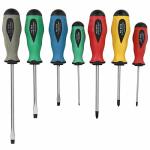Respicefinem 7PCS Alloy Steel Screwdriver Set Durable Cross And Slot Screwdrivers Ideal For Home And Industrial Repair Hand Tool