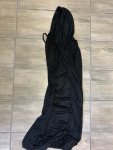 Hooded Cape E- Black And Red