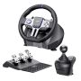 - V9 GEN2 Steering Wheel Gaming Racing Wheel With 3 Pedals Gear Shifter