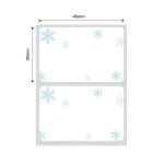 NB238 - - B1 B21 B3S B4 - 45X30MM - 230 Snow Blue Labels