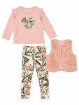 Guess Girls 3 Piece Set In Pink Multi - Pink Multi 6