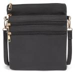 Black Zippy Crossbody Bag