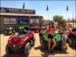 Red Desert Quad Flag