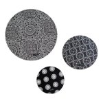 Black Food Cover Set 3 PC
