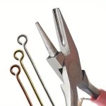 1PC Semi-concave Wire Bending Pliers Stainless Steel No Power Required Suitable For Various Diy Projects