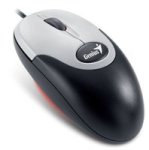 Genius Netscroll 110 Ambidextrous Wired Optical Mouse Black And White