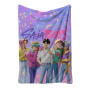 Saja Boys K-pop Style Flannel Fleece Throw Blanket - Large 150CM X 200CM