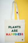 Plants Are Happiness Tote Bag - Green